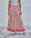 Saia longa feminina de cintura alta irregular, para todas as combinações, ideal para um visual elegante e confortável, perfeita para diversas ocasiões, versátil! — foto 28