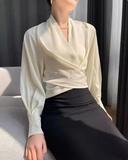 Title 4, Autumn New Elegant Long Sleeve Top
