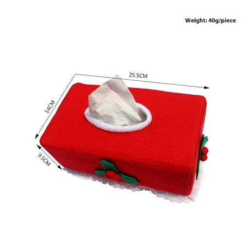 Title 2, Christmas Tree and Santa Claus Tissue Box Cover...