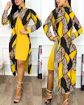 Women's Two Piece Long Sleeve Printed Turtleneck Suit perfect for autumn and winter, offering a stylish and comfortable — photo 11