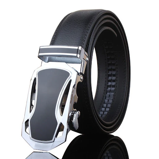 Title 20, Mens Automatic Buckle Casual Leather Belt. Eff...