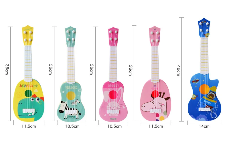 Title 1, Childrens Mini Ukulele Simulation Instrument S...