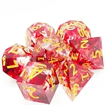 Resin Bloody Dice Polyhedral Perfect for Tabletop Games & RPGs Create a Unique Atmosphere Add a Dark Touch to Your Adven — photo 8