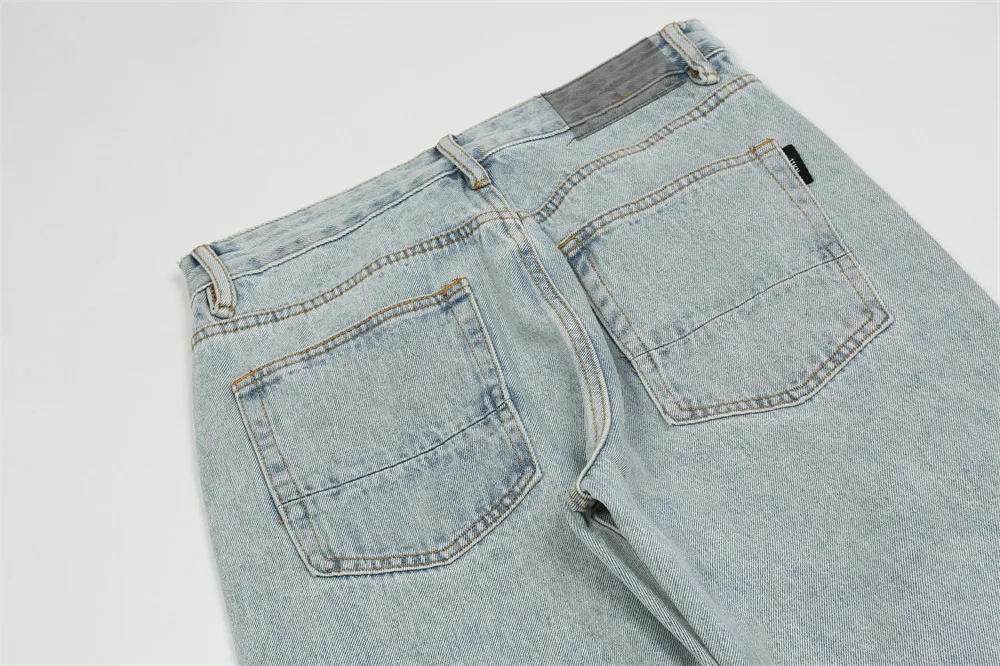 Title 3, Heren Casual Punk Straight Trousers