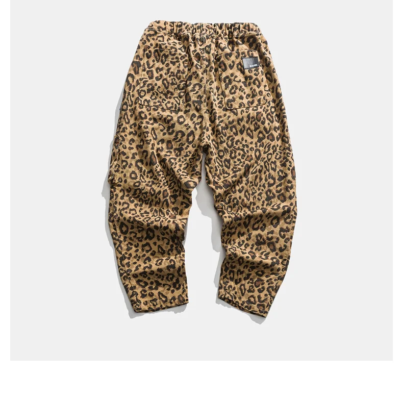 Blazer de lona fina com estampa de leopardo bordada, solto e estiloso. Nova tendência nacional para a primavera, perfeito para o dia a dia. — foto 1