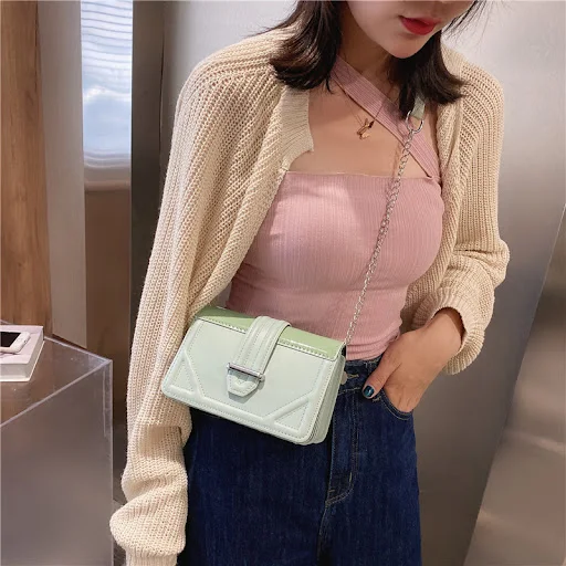 Title 4, Net red small bag new fashion texture slung wom...