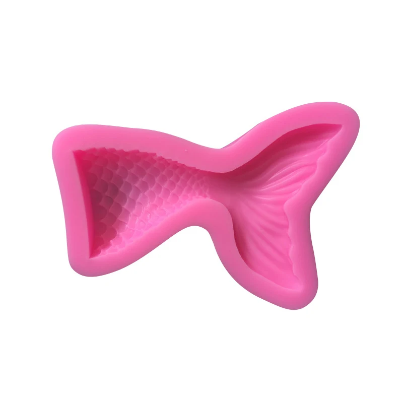 Title 5, Mini Mermaid Fondant Baking Liquid Silicone Mol...