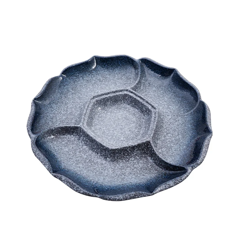 Title 5, Japanese-style Ceramic Compartment Tray for Fou...