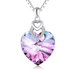 Colar Feminino de Moda com Pingente de Cristal Simples Joia Minimalista Acessório Elegante Design Versátil Ideal para Presentear — foto 1