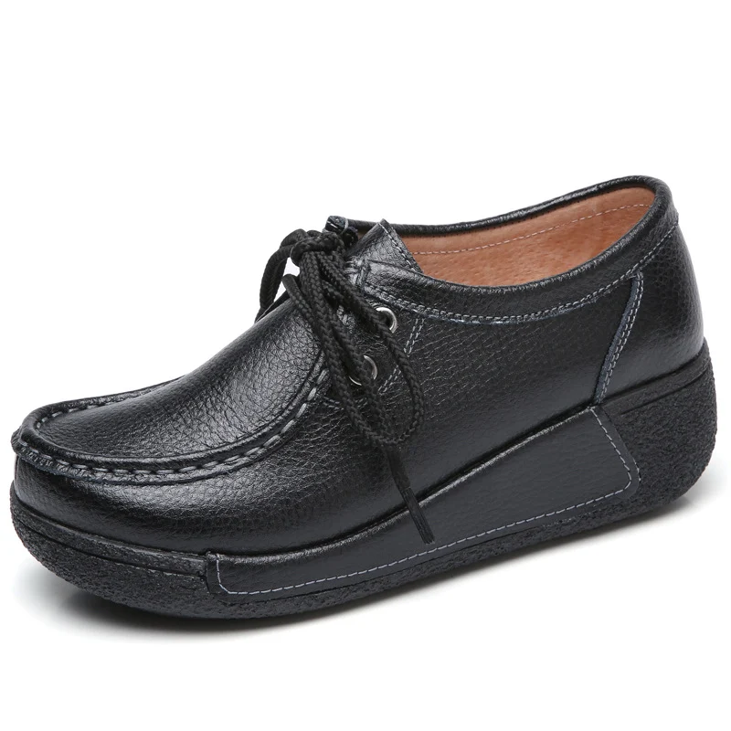 Sapatos plataforma femininos com salto wedge. Eleve seu visual, ganhe altura e conforto. Perfeitos para um look moderno e estiloso. — foto 8