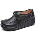 Sapatos plataforma femininos com salto wedge. Eleve seu visual, ganhe altura e conforto. Perfeitos para um look moderno e estiloso. — foto 8