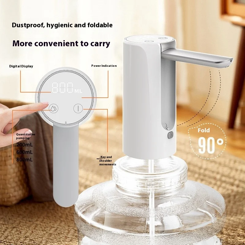 Wireless Electric Bottled Water Dispenser for Household Mineral Water, Featuring Pump Function, Convenient and Easy to U — photo 3