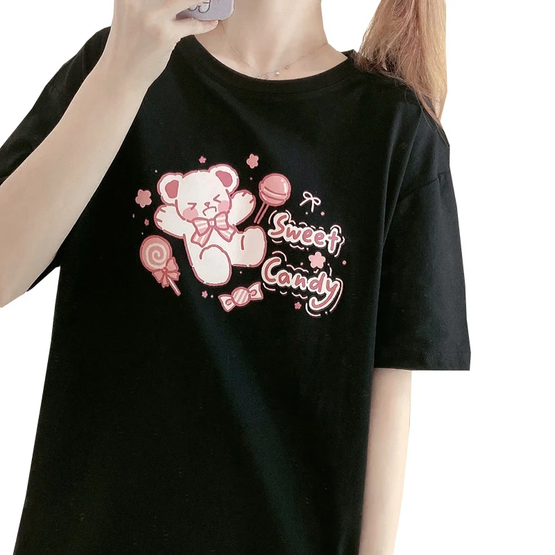 T-shirt da donna in cotone taglie forti, girocollo, maniche corte, perfetto per un comfort quotidiano e versatile. — foto 1