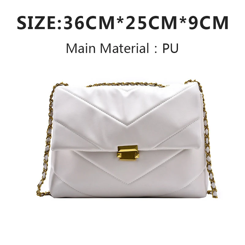 Bolsa mensageiro feminina estilo coreano com cores vibrantes, material PU e corrente. Ideal para carregar seus itens essenciais com estilo e praticidade no dia a dia. — foto 7