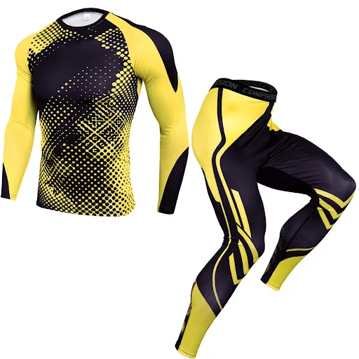 Title 3, Traje deportivo de fitness al aire libre para h...