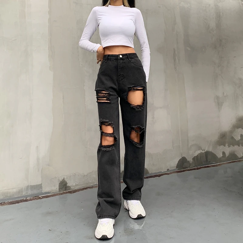 Title 5, Jeans femininas casuais, modernas e sensuais co...