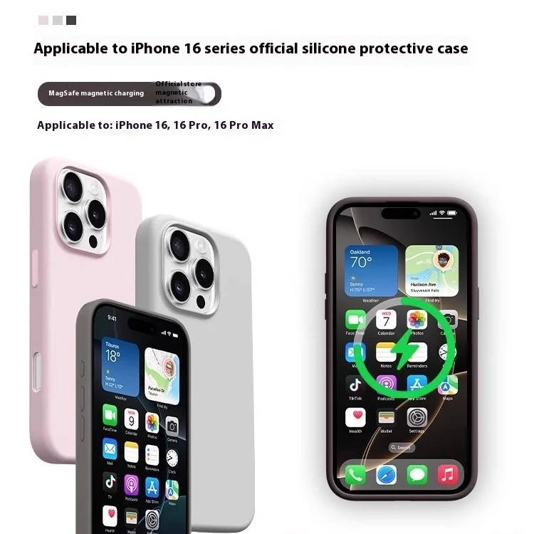 Title 3, Magnetic Phone Case with Animated Liquid Sleeve...