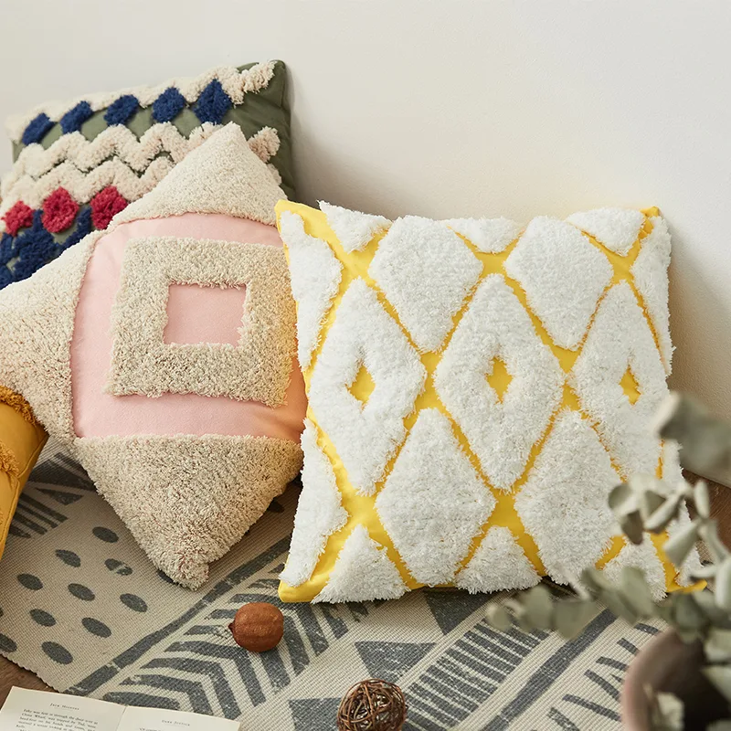 Title 3, Bohemian India Handmade Tufted Pillowcase adds ...