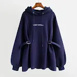 Jaqueta com capuz e cintura solta de comprimento médio, para conforto e estilo. Ideal para um visual casual e descontraído no dia a dia. — foto 5