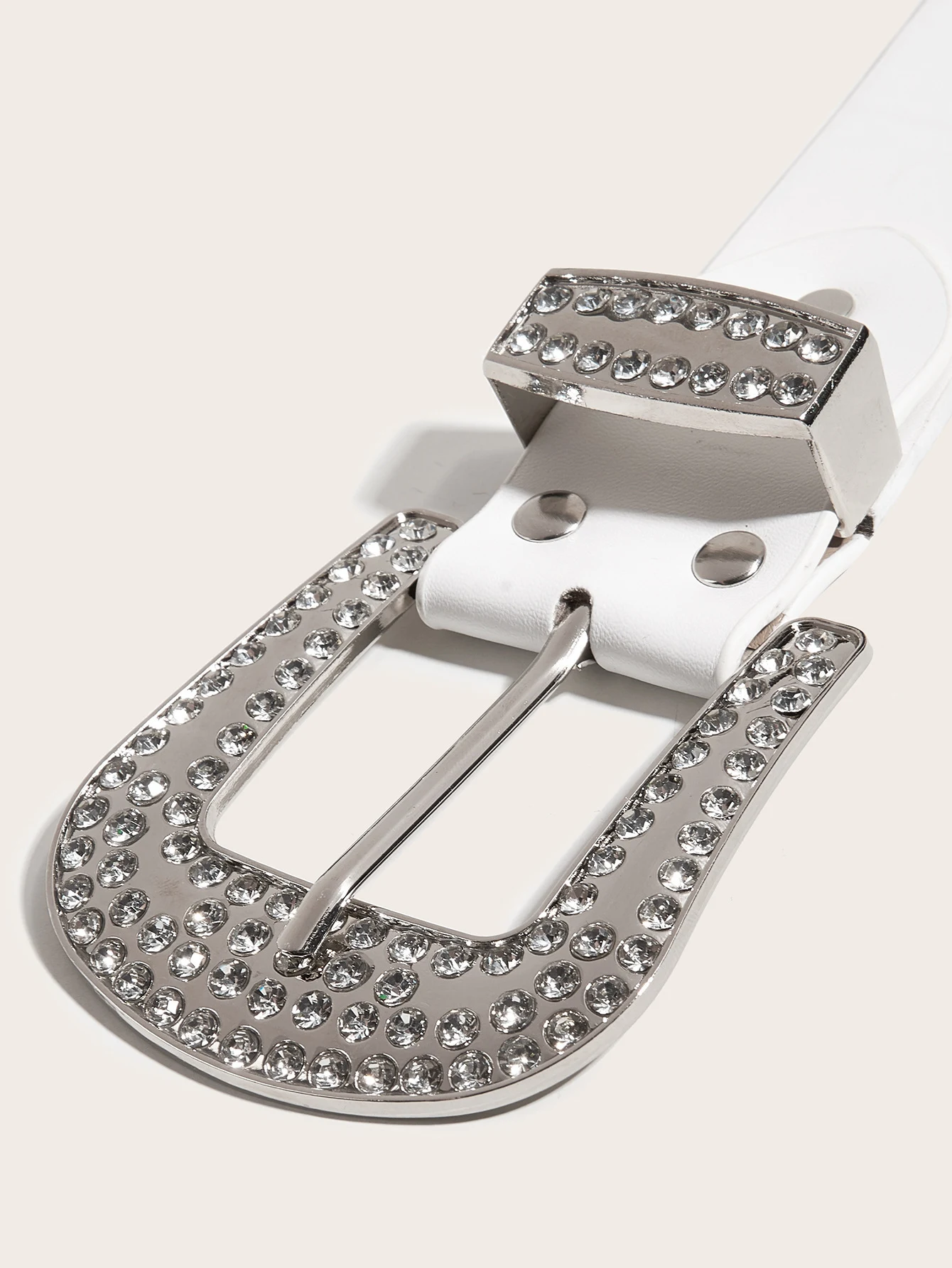 Title 5, Cinto de moda punk strass rebite Y2g