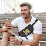 Mochila de Ombro Personalizada Graffiti DIY Moda Cool Crie seu design exclusivo Estilo único e ideal para escola, trabalho e lazer — foto 5
