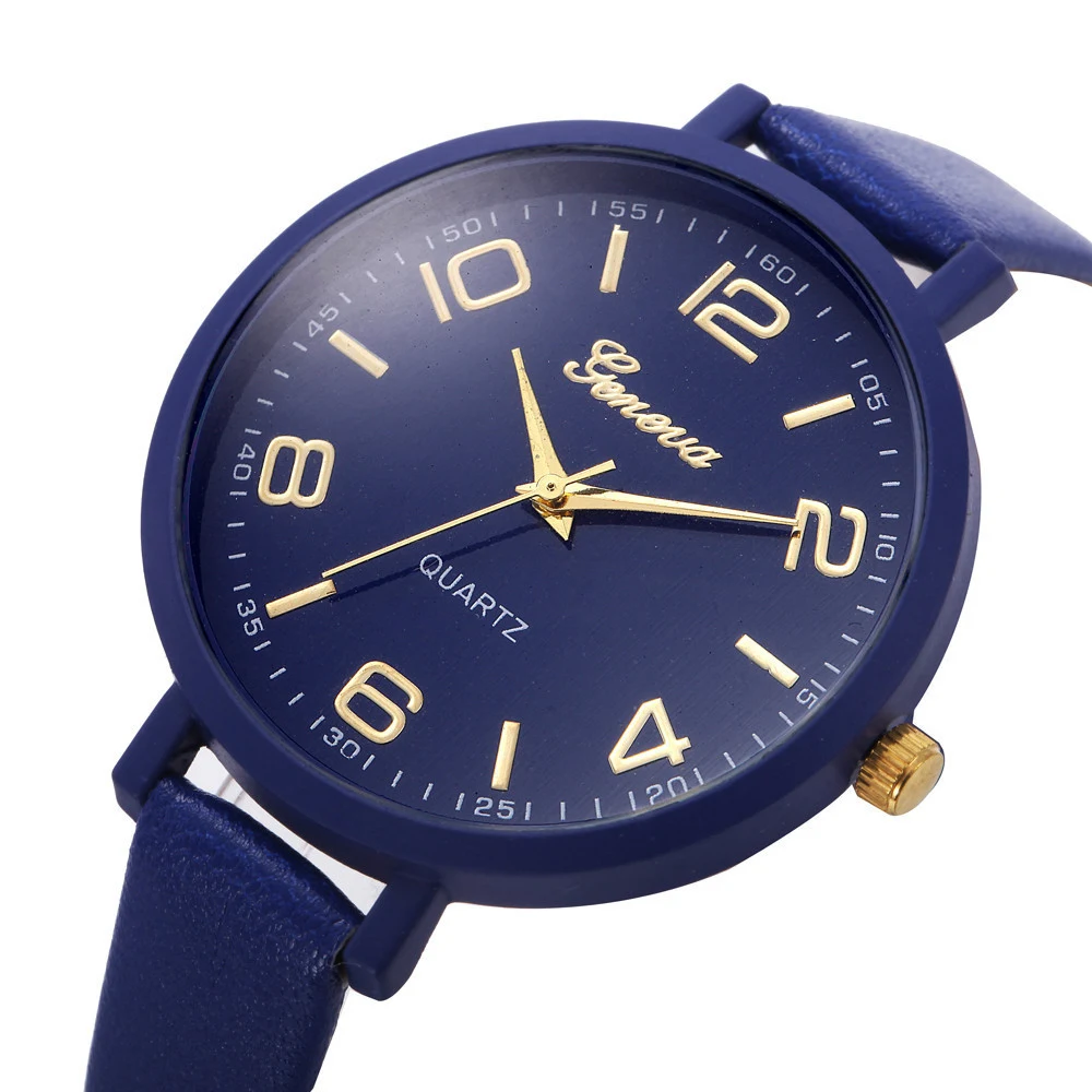 Title 5, Ladies Thin Leather Belt Digital Watch Classic...