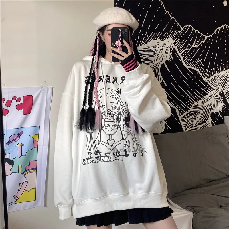 Title 2, Donkere hoodie dames, losse capuchon, plus fluw...