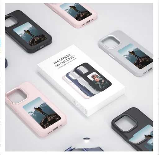 Title 7, Vierkleurige telefoonhoes met schermpatroon, AI...