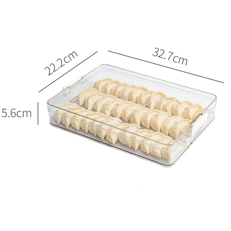 Room Transparent Refrigerator Storage Box, drawer type, keeps food fresh. For dumplings and more. Food-grade, multi-func — photo 19