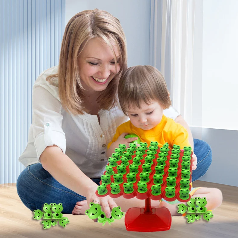 Title 5, Frog Balance Tree Desktop Double Game Parent ch...