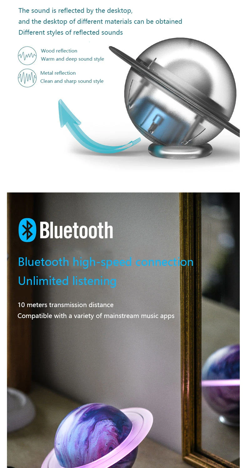 Title 5, Music Planet Bluetooth Audio Gift Atmosphere Li...