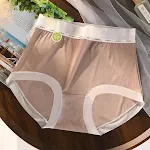 High Waist Plus Size Ondergoed, Koel Ice Silk Gevoel, Naadloos, Gezuiverde Katoen Kruis, 7A Antibacterieel — foto 5