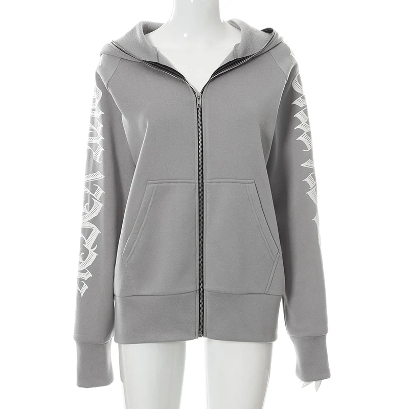 Title 7, Womens Fashion Letter Print Long Sleeve Sweats...