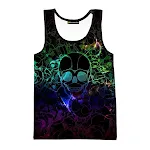 Regata Casual Soltinha com Gola Redonda e Estampa Digital 3D. Conforto e Estilo para um Visual Descontraído. — foto 8