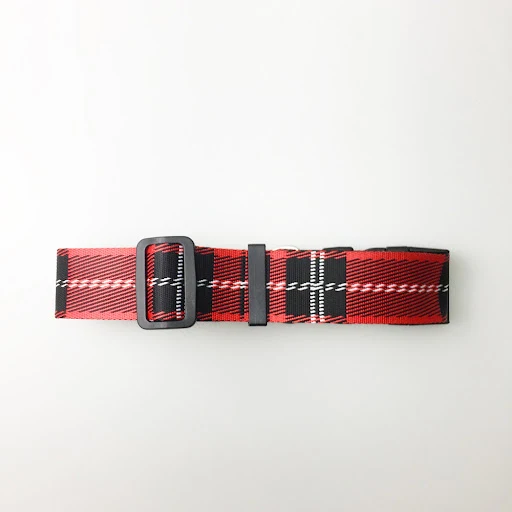 Title 5, Check pattern dog collar and leash set. Durable...
