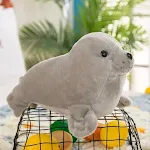 Polar Ocean Underwater World Seal Plush Toy. Soft and cuddly, perfect for hugs and playtime. A delightful companion for — photo 8