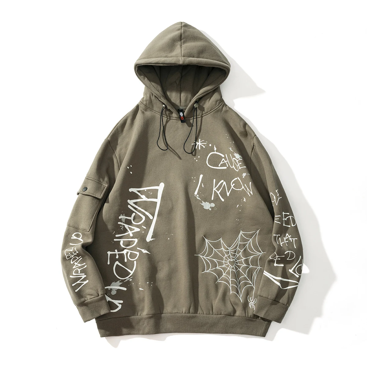 Sudadera con capucha y estampado de grafiti Hip Hop de High Street — foto 5