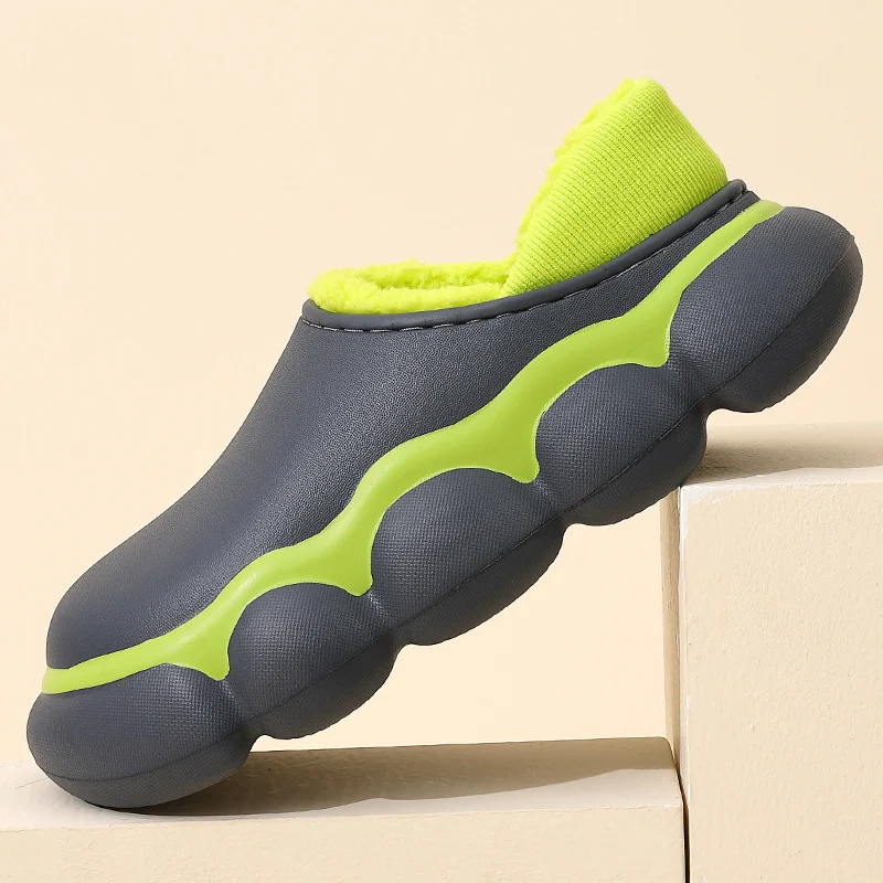 Title 4, Fashionable Waterproof Cotton Slippers for Men....