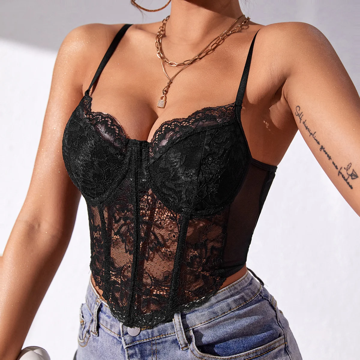 Title 9, Womens Lace Slim-fit Tank Top. Offers a comfor...