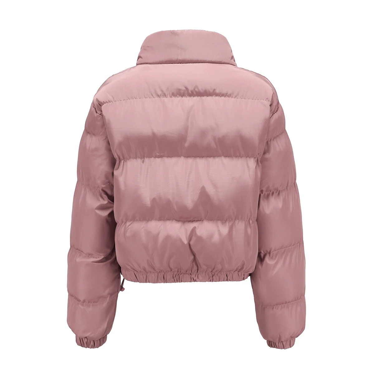 Title 2, Long sleeve high collar warm coat loose casual ...