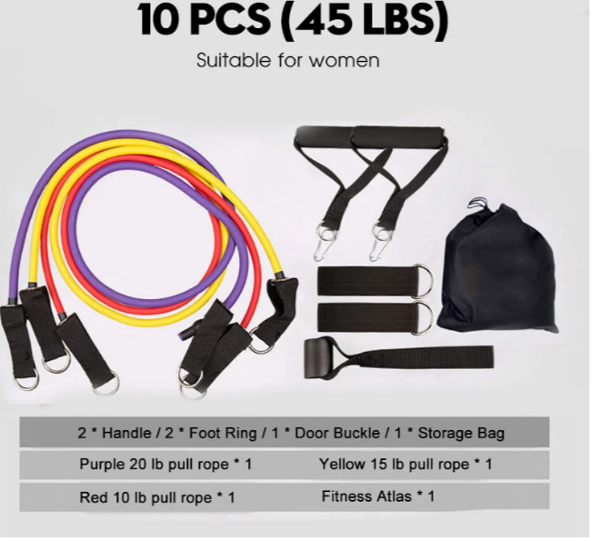 Title 8, Rally Resistance Band Fitness Equipment