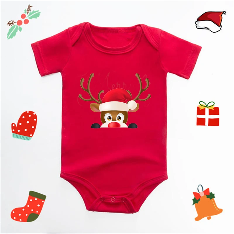 Macacão infantil vermelho com estampa de puns engraçados, roupa confortável e macia para bebês, perfeito para brincar e relaxar, diversão garantida! — foto 12