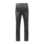 Jeans retro de cintura alta para hombre, corte pequeño en el pie, estilo vintage, ajuste favorecedor, comodidad y moda para un look único. — foto 1