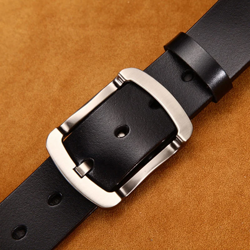 Title 8, Leather Cowskin Vintage Jean Belt Pin Buckle Si...