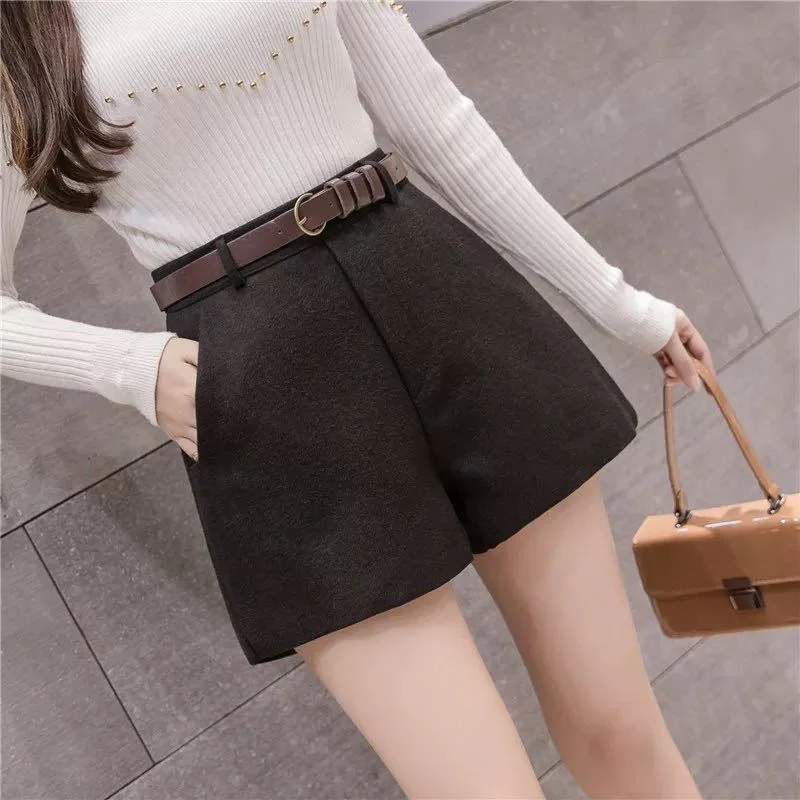 Title 3, Dames casual broek met wijde pijpen en hoge tai...