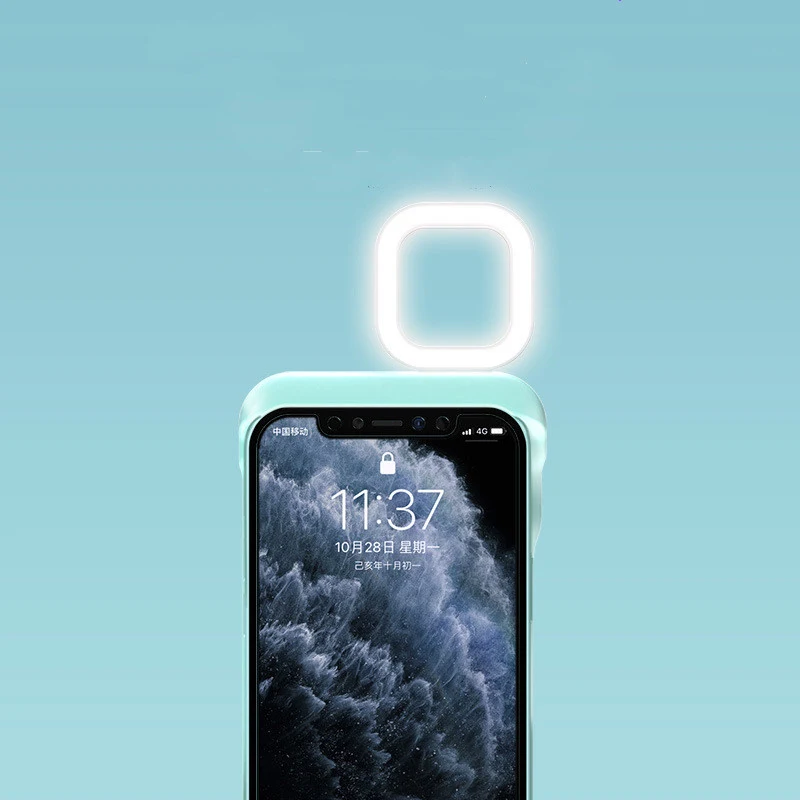 Title 5, Capa para celular com luz de preenchimento e an...