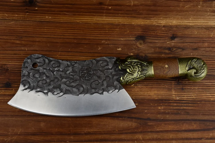 Title 2, Dragon Handle Bone Chopping Knife, sharp and du...