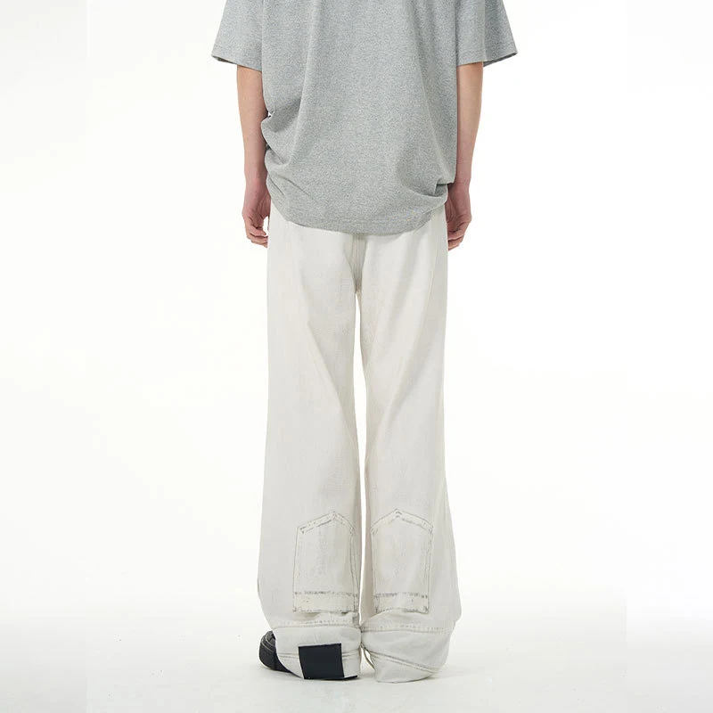 Pantalon décontracté rabattable Pu Shuai Design haut de gamme pour un style élégant et décontracté. Confort exceptionnel et design sophistiqué pour l'homme moderne. — photo 1