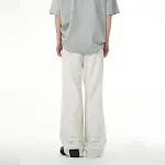Pantalon décontracté rabattable Pu Shuai Design haut de gamme pour un style élégant et décontracté. Confort exceptionnel et design sophistiqué pour l'homme moderne. — photo 1