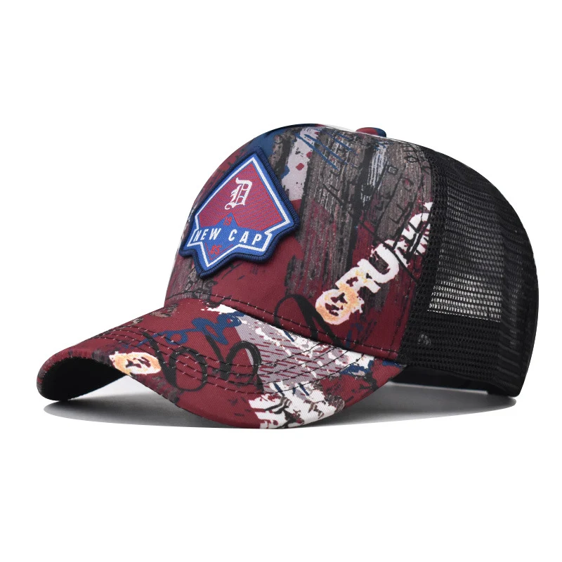 Personalized Trendy Retro Alphabet Embroidery Baseball Cap for Men and Women, Labeling Graffiti Peaked Cap Design. — photo 16
